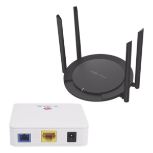 RUIJIE KIT2-VPON-WIFI – Kit ONU Bridge Dual GPON/EPON / Router Wi-Fi 4 Mesh / 4 Antenas 5 dBi / 5 Modos Operativos