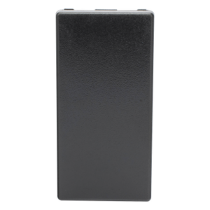 SIMON SM-1/2PC-G – Tapa Ciega Medio Módulo / Plástico Grafito / 45x45x8.5 mm / IP20 / Superficie y Empotrada