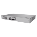 HUAWEI S220S-8P4JX – Switch Administrable Capa 2 / 8 Puertos PoE+ Gigabit / 2 SFP 1G + 2 SFP+ 10G / PoE Perpetuo / 128 W / 66 Gbps / 49 Mpps / Sin Ventilador / 3.43 kg / 1.52 ft x 1.05 ft x 0.69 ft