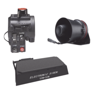 EPCOM INDUSTRIAL SIGNALING KITMOTOEPCOM2 – Kit de Señalización para Motocicleta / Sirena y Bocina 100W / Controlador Ergonómico / 4 Tonos / Manubrio 7/8" (22.22 mm)
