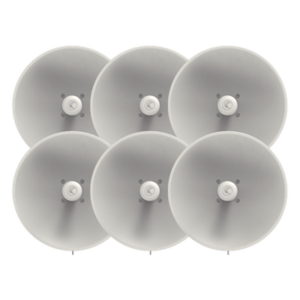 CAMBIUM NETWORKS FORCE-300-25L-6-PACK – Paquete de 6 radios PTP/PTMP / 802.11ac Wave2 / 25 dBi / 4910-6200 MHz / 400+ Mbps / 2.5 km (8200 pies)