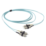 SIEMON FJ2-SCSC5L-03AQ – Jumper de Fibra Óptica / Multimodo 50/125 OM3 / SC-SC Duplex / OFNR / Aqua / 3 Metros (9.84 Pies)