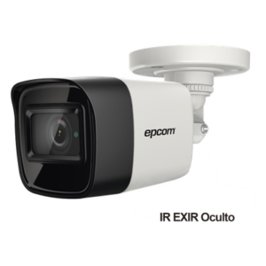 EPCOM PROFESSIONAL B4K-TURBO-L – Cámara Bala TURBOHD / 8 Megapixel / Gran Angular 102.9° / IR EXIR 30 m (98.4 ft) / IP67 / 4 Tecnologías / dWDR