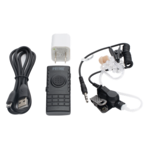 PRYME BTH300MAXKIT2 – Kit Micrófono Solapa Inalámbrico Bluetooth / PTT Integrado / Tubo Acústico / Conexión Dual / Clip 360°