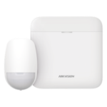 HIKVISION AXPRO-KIT-PIR – Kit de Alarma Inalámbrica / Hub con Batería 35 h / Sensor PIR 15 m (49.2 ft) / 85.9° Cobertura / 48 Zonas / Wi-Fi 2.4 GHz / 433 MHz AES-128