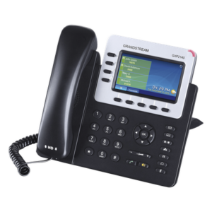 GRANDSTREAM GXP-2140 – Teléfono IP Empresarial / 4 Líneas / Pantalla TFT LCD 4.3" / Dual Gigabit Ethernet / PoE / Bluetooth 2.1 / Conferencia 5 Vías / 160 BLF con Expansión