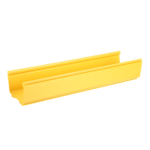 PANDUIT FR6X4YL10 – Canaleta para Cableado Estructurado / PVC Rígido / 6x4 Pulgadas / 3 m (9.8 ft) de Largo / Capacidad 3819 Cables / Color Amarillo