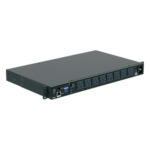 PANDUIT P08E14M – PDU Monitoreable por Toma / 8 Salidas NEMA 5-20R / Control Individual y por Grupo / 120 Vca / 15 A / 1UR Horizontal 19 in
