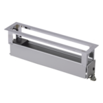 SIMON SM-CEP-6M – Caja de Escritorio / 6 Módulos K45 / Salida Posterior de Cables / Aluminio Anodizado / Resistencia +125 °C