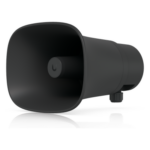 UBIQUITI UP-AI-HORN-SPEAKER-B – Altavoz IP / 120 dB / PoE+ / Alerta AI / IP66 / Montaje Pared, Esquina y Poste / -40 a 60 °C / 10.5 x 7.7 x 10'