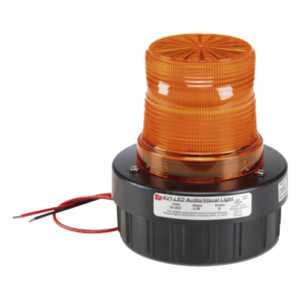 FEDERAL SIGNAL INDUSTRIAL AV1LED-120-A – Combinación Audible/Visual / 120 VCA / Ámbar / 95 dB a 1m (85 dB a 3m) / IP66 / Tipo 3R / UL y cUL
