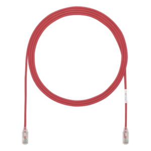 PANDUIT UTP28SP5RD – Cable de Parcheo Cat6 UTP / 28AWG Diámetro Reducido / 1.52 m (5 Pies) / LSZH-CM / Rojo