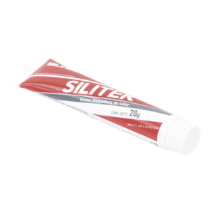 SILIMEX SILITEK – Pasta Térmica Aislante / Conductividad Térmica Alta / Rango -20 a 220°C / Protección Humedad y Corrosión / Tubo 28 grs / Aplicación Electrónica Exterior