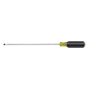 KLEIN TOOLS 608-6 – Desarmador Miniatura / Punta Plana Cabinet / 3.2 mm / Barra 152 mm (5 pies)