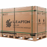 LEAPTON LP182*210M66NB620WBLK/37PALLET – Pallet con 37 piezas de Modulo Solar LP182*210M66NB620WBLK, 620 W BIFACIAL, 49.75 Vcc, Monocristalino TOPCon