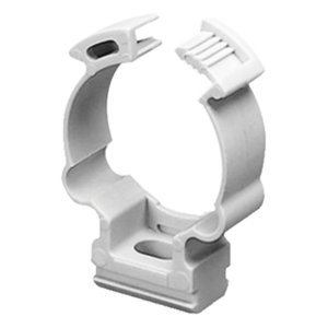 GEWISS GW-50-631 – Soporte de Collar / PVC Auto-extinguible Libre de Halógenos / Diámetro 50 mm / Montaje Pared y Techo / Instalación cada 1.5 m (4.9 ft)