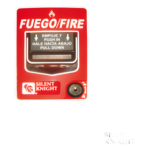SILENT KNIGHT BY HONEYWELL PSDASP – Estación de Jalón de Doble Acción / Contacto N/O / Lexan Duradero / Montaje Superficie o Semi-Encastrado / 5.5' x 4' x 1.44' / ADA Compliant
