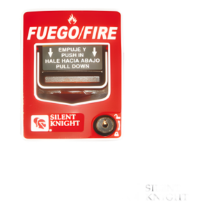 SILENT KNIGHT BY HONEYWELL PSDASP – Estación de Jalón de Doble Acción / Contacto N/O / Lexan Duradero / Montaje Superficie o Semi-Encastrado / 5.5' x 4' x 1.44' / ADA Compliant