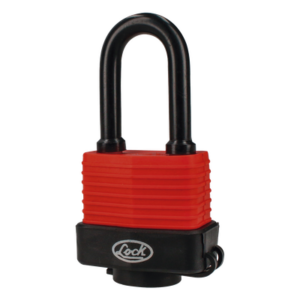 LOCK SYS-C25-L40 – Candado Comercial / Arco Largo 46 mm / Cuerpo Laminado 32 mm / Nivel de Seguridad 4 / Gancho 8 mm / Llave Estándar