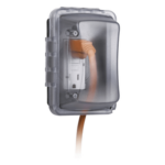 HUBBELL HUB-MM-410-C – Cubierta de Intemperie / 1 Entrada / Montaje Horizontal/Vertical / Profundidad Ajustable 2.75 a 3.25 in / NEMA 3R / Policarbonato Transparente