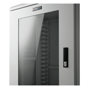 LINKEDPRO LES-60-60-18UG – Gabinete Rack 19 Pulgadas / 18U / Piso / Puerta Cristal Templado / Acero Cal. 16-18-20 / 750 kg (1653.5 lb) / 60x93x46 cm (23.6x36.6x18.1 in)