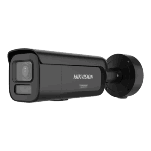 HIKVISION DS-2CD2647G3-LIZSY(BLACK) – Bala IP / 4 MP / Lente Mot. 2.8-12 mm / IR 60 m + Luz Blanca 60 m / WDR 130 dB / IP67 NEMA 4X / 196.85 pies