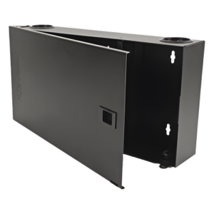 SIEMON LVW-F4-01 – Caja de Fibra Óptica / Montaje en Pared / Acceso Fijo / 4 Aberturas / 18 Gauge / 96 Fibras / 18' x 9.2' x 3.5'