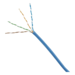 PANDUIT PUP5C04BU-F – Bobina de Cable UTP / Cat 5e / 24 AWG / CMP Plenum / 305 m (1000 pies) / 4 Pares / Cobre Sólido