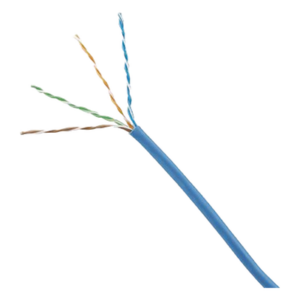 PANDUIT PUP5C04BU-F – Bobina de Cable UTP / Cat 5e / 24 AWG / CMP Plenum / 305 m (1000 pies) / 4 Pares / Cobre Sólido