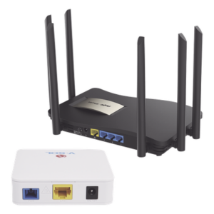RUIJIE KIT2-VPON-MESH – Kit ONU Bridge Dual GPON/EPON / Router Mesh Wi-Fi 5 / 1267 Mbps / 6 Antenas 6 dBi / IP41
