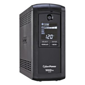 CYBERPOWER CP1000AVRLCD – UPS de 1000 VA/600 W, Topología Línea Interactiva, Entrada 120 Vca NEMA 5-15P, Tipo Mini Torre, Con 9 Tomas NEMA 5-15R