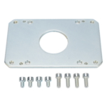 CAME 88003-0073 – Placa intermedia para brazo de barrera / Acero inoxidable / Compatible GT4-GX4 / Resistente a corrosión