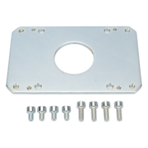 CAME 88003-0073 – Placa intermedia para brazo de barrera / Acero inoxidable / Compatible GT4-GX4 / Resistente a corrosión