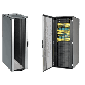 HOFFMAN PNC20811B – Gabinete Rack / 42 UR / 2000 x 800 x 1100 mm (78.7 x 31.5 x 43.3 ft) / Capacidad 1134 kg (2500 lb) / NEMA 12 / Con Organizadores de Cables