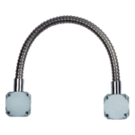 RCI - DORMAKABA 9509 – Loop para Cable / Montaje Superficie Lado Bisagra / 4-Conductor Cal 22 o 2-Conductor Cal 18 / 7 pulgadas (177.8 mm) / Uso Pesado / Acabado Plata