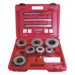 URREA SYS-851 – Juego de Tarraja para Tubo / 9 Piezas / Rosca Derecha NPT 1/2" a 2" / Portafolio Plástico Rígido / Incluye Aceite Lubricante