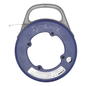TULMEX 14-N15 – Guía Jalacables / Nylon 3 mm / 15 m (49.21 ft) / Puntera Flexible y Bronce / Cubierta ABS