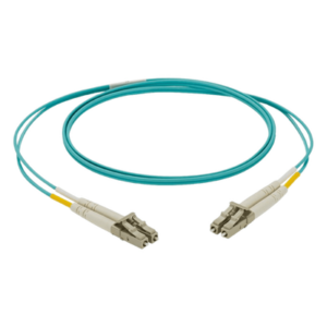 PANDUIT NKFPX2ELLLSM003 – Jumper de Fibra Óptica / Multimodo OM3 50/125 µm / LC-LC Dúplex / LSZH / Aqua / 3 m (9.84 pies) / 1.6 mm