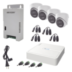 HiLook by HIKVISION HL-1080P-4E-TWA – Kit de Videovigilancia TurboHD / 4 Canales / 1080p Lite / ColorVu / Dual Light 40 m (131.2 ft) / Audio Bidireccional / IP67