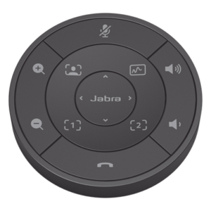 JABRA PANACAST50BK-RC – Control Remoto para Videobar / Ajustes Preestablecidos y PTZ / Control de Volumen / Diseño Ergonómico / Compatible con PanaCast 50