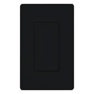 LUTRON ELECTRONICS DVBIBL – Inserto Ciego para Placa de Pared / Apertura Estilo Designer / Acabado Brillante Negro / Color Estable UV