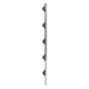 EPCOM INDUSTRIAL SYS-POST-2-R2 – Poste de Paso para Cerca Electrificada / Aluminio PTR 1 m (3.28 ft) / Perfil Cuadrado 1" / 5 Aisladores Incluidos