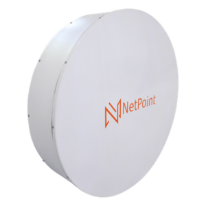 NetPoint NPPROS30 – Antena Parabólica Direccional / 60 cm (1.97 ft) / 30 dBi / Banda 4.9 a 6.4 GHz / Polarización Dual Slant / Enlace hasta 30 km (98.4 ft)