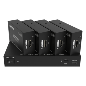 EPCOM PROAUDIO EPC-SPB14E70 – Splitter Extensor HDMI 1x4 / 4K@60Hz / Transmisión 60 m (196.9 ft) / Cable Cat6 / EDID / HDCP 2.2 / Salida Loop