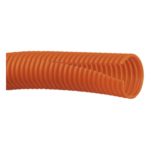 PANDUIT CLT50F-C3 – Tubo Corrugado Abierto / Diámetro Interno 12.8 mm / Longitud 30.5 m (100 ft) / Polietileno / Naranja / UL 94 HB / -40 a 50°C