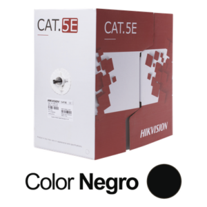 HIKVISION DS-1LN5EO-UU/E – Bobina de Cable UTP / Cat 5E / 24 AWG / 305 m (1000 pies) / PE Exterior / 100% Cobre / 100 MHz / PoE