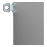 HOFFMAN AW41 – Soporte de Montaje en Pared / Acero Zincado 3 mm / 36x76x21 mm (1.42x2.99x0.83 in) / 4 Unidades / Protección IP / Posicionamiento Dual