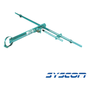 SYSCOM SD-5001 – Antena Base UHF / 1 Dipolo / 470-512 MHz / 100W / Resistencia Viento 161 km/h (100 mph)