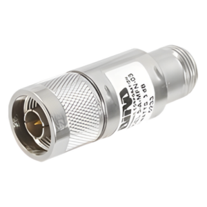 BIRD TECHNOLOGIES 5AMFN-03 – Atenuador en Línea / 3 dB / 5 W / DC-4 GHz / N Macho-Hembra / IP67 / 2.5' (64 mm) Largo
