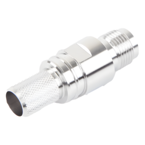 Times Microwave EZ-400-TF-PL-X – Conector RF TNC Hembra en Línea / Plegable con Pin Cautivo / Impedancia 50 Ω / Para Cable Coaxial RG-8/U y LMR-400